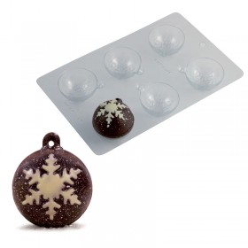 Термоформована форма "Коледна топка снежинка"